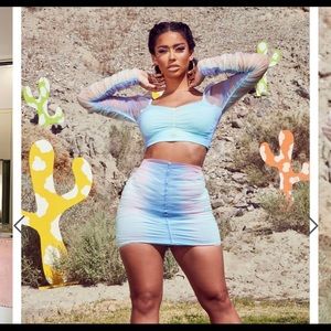 Fashion Nova Candy Dreams Skirt set